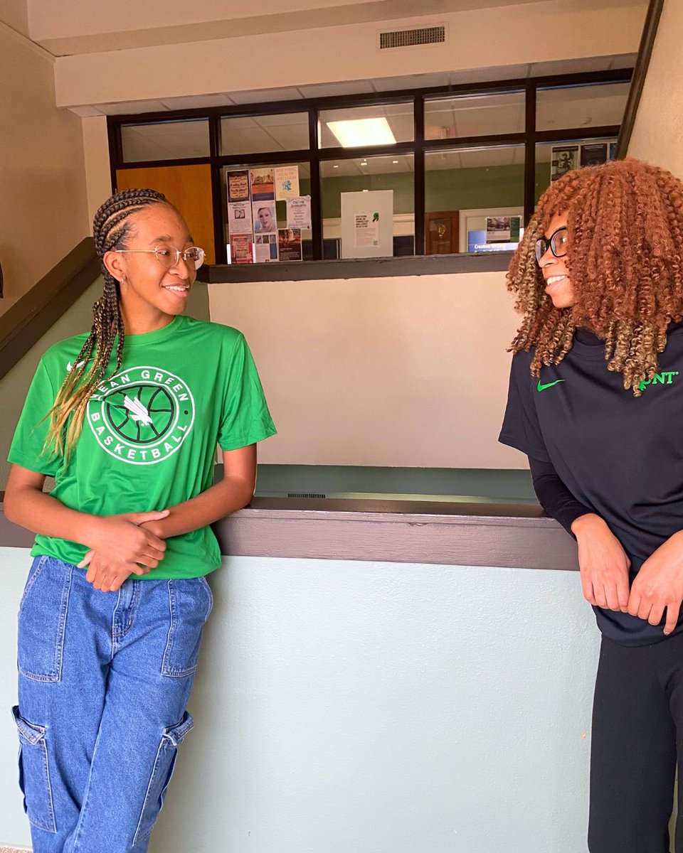 Headed to the Mean Green women's basketball game tonight? 🏀💚 Stop by Voertman's first to pick up some new spirit wear for the semester! #GMG 💥 <a href="/MeanGreenWBB/">UNT Women's Basketball</a>