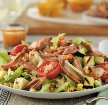 Your body (and your wallet) will thank you for having this nutritious pulled pork salad featuring grilled zucchini, onions, corn, and tomatoes! The best meals are the ones you can throw together with ingredients you already have in your pantry.