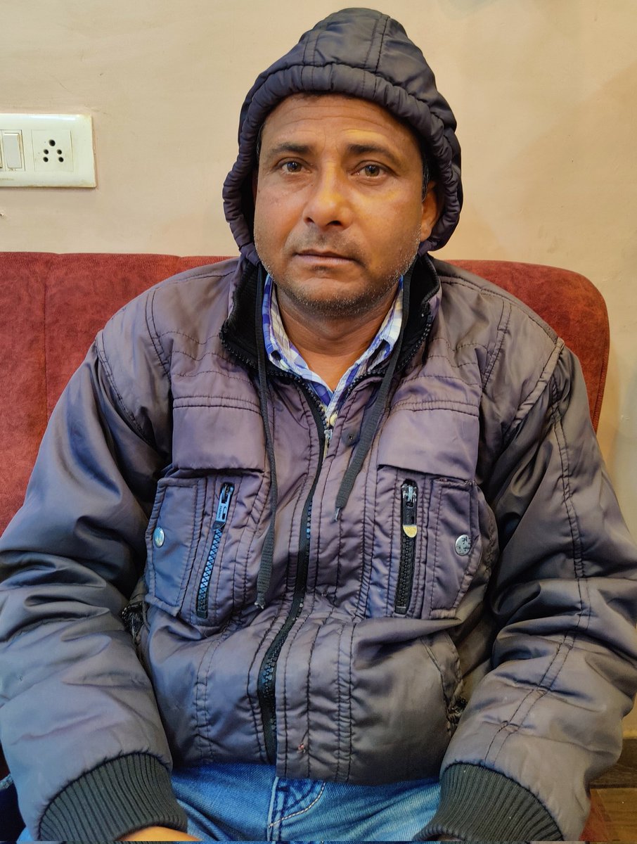 DeepikaBhardwaj's tweet photo. VIJAY MEENA FROM JAIPUR IS FIGHTING A LONELY BATTLE

His estranged wife Kavita Meena has not only filed false dowry case against him after 12 years of marriage but she is also in live-in relationship with a man with whom she gangs up to file #falserape cases & commit extortion 

He has evidence of atleast 8 rape, gangrape cases filed by her using different names, many of which got cancelled for being false or she withdrawing her statement after taking money. In a fake gangrape case she filed, she took 7 Lacs from the man and turned hostile. Vijay says she must have filed more than 30 cases across Rajasthan which can all come out if police investigates

Vijay has 3 children who are living with his wife and he has not seen his kids since years 

Kavita allegedly has advocates, Journalists also in her gang who help her in filing cases & intimidating men who she traps. 

Met him today in Jaipur. Extremely painful story 😔

Please help this man @RajCMO @RajGovOfficial @BJP4Rajasthan