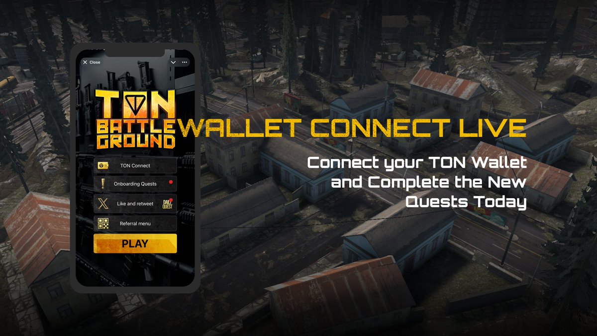 TONBattleground's tweet image. Wallet Connect Feature is Live in @TONBattleground ! 🔥

We’re now fully integrated with @ton_blockchain.💎

In addition, 3 more quests have been added ! 🚀

Complete quests and gain more points to rank high on the leaderboard sharing the $1M+ worth of Pre-Season Prize Pool. 😎…
