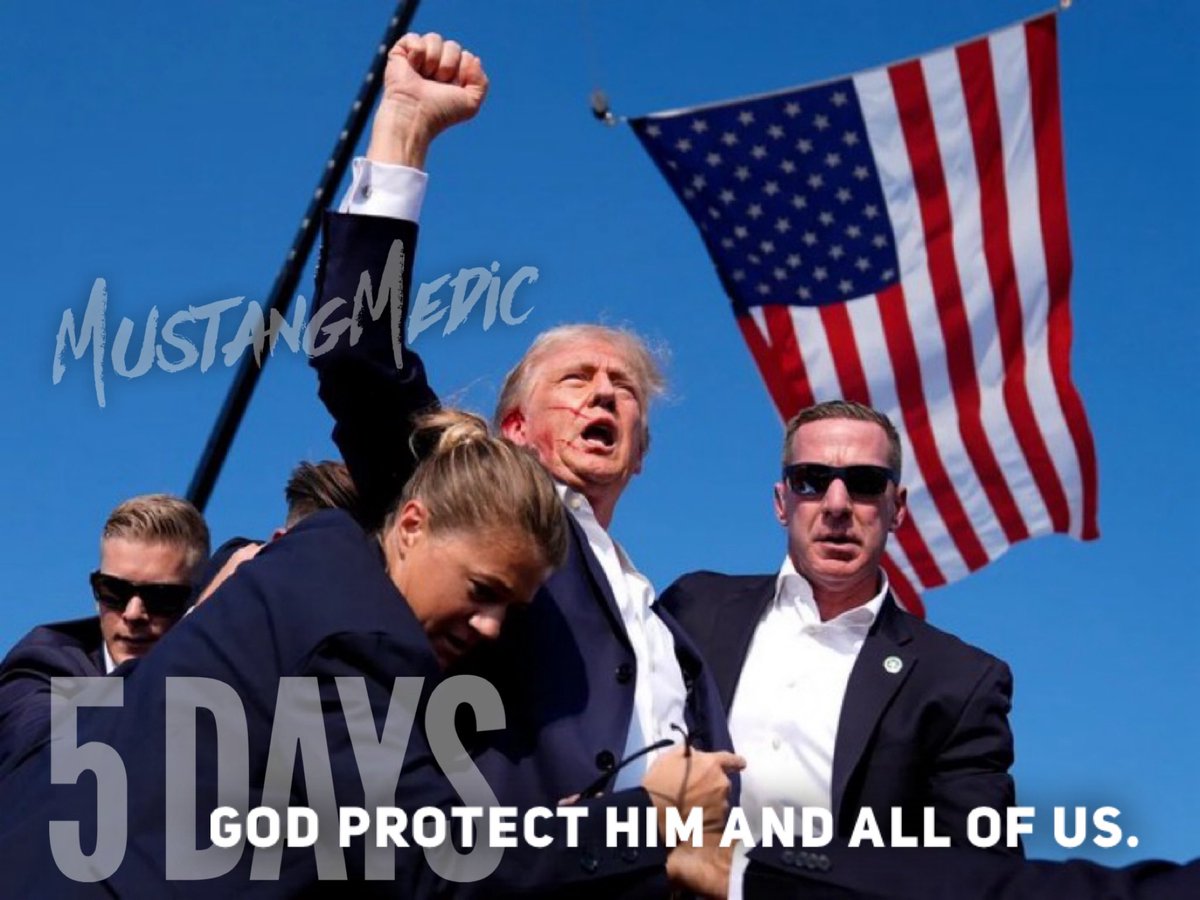 MustangMedicX's tweet photo. And now the end is near for the Biden Administration, thank God!

Only 5 days left until President Trump takes the reins fully again. #TrumpReturn #NewEraBegins #CountdownToLeadership https://t.co/g3v937LyTD