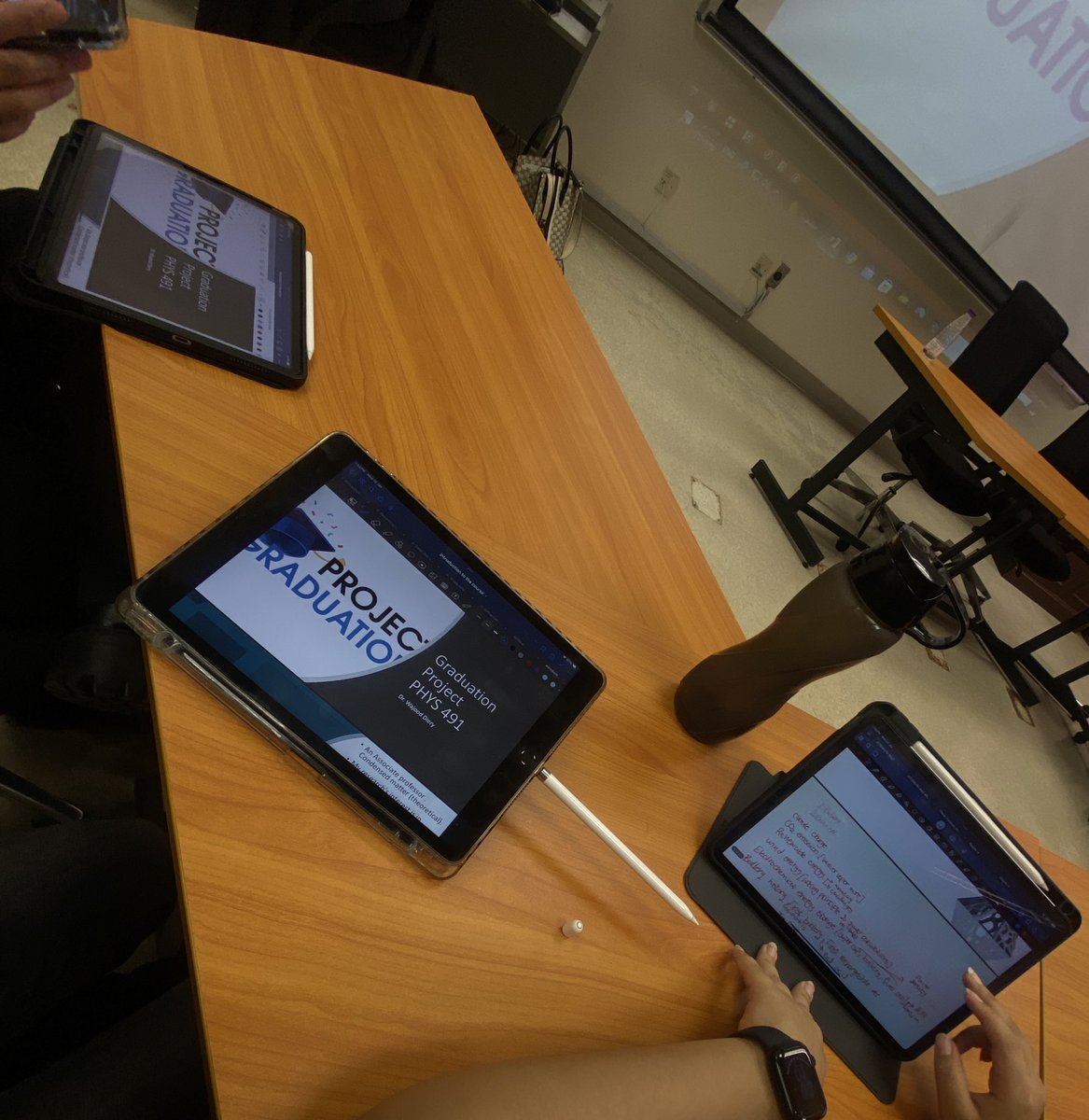 شعبة كاملة ليا انا وصحباتي
well i guess seniors can be spoiled after all