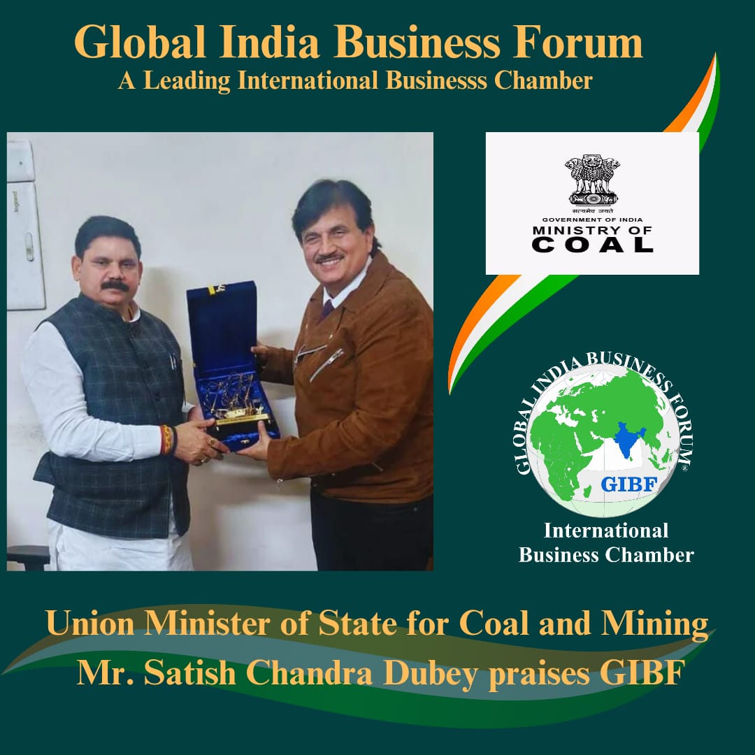 23JitendraJoshi's tweet photo. Humbled by the appreciation from Hon. Mr. Satish Chandra Dubey, Union Minister of State for Coal &amp; Mining, during our New Delhi meeting. Shared @globalIndiagibf mission to promote SMEs &amp; support global businesses, with a focus on empowering the Coal &amp; Mining sector.@satishdubeyy https://t.co/85SoVQwHQZ