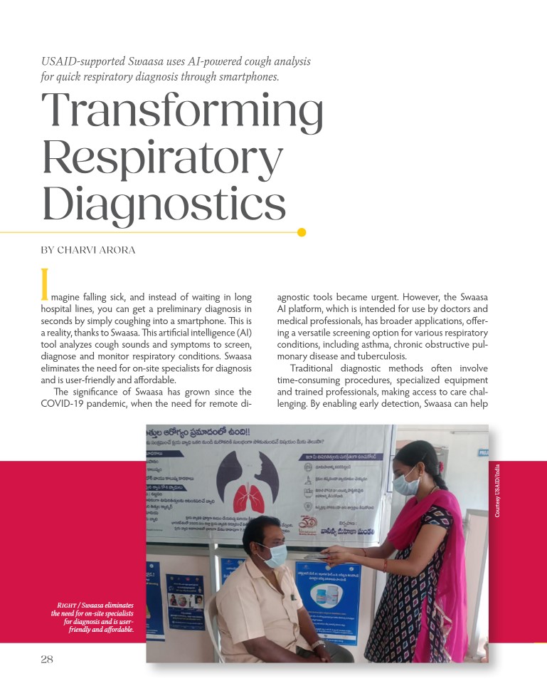 Team SAMRIDH is proud to announce that two of its supported innovations have been featured in the first 2025 edition of U.S. Embassy India's SPAN Magazine. This prestigious publication highlights impactful initiatives shaping U.S.–India relations across culture, business,