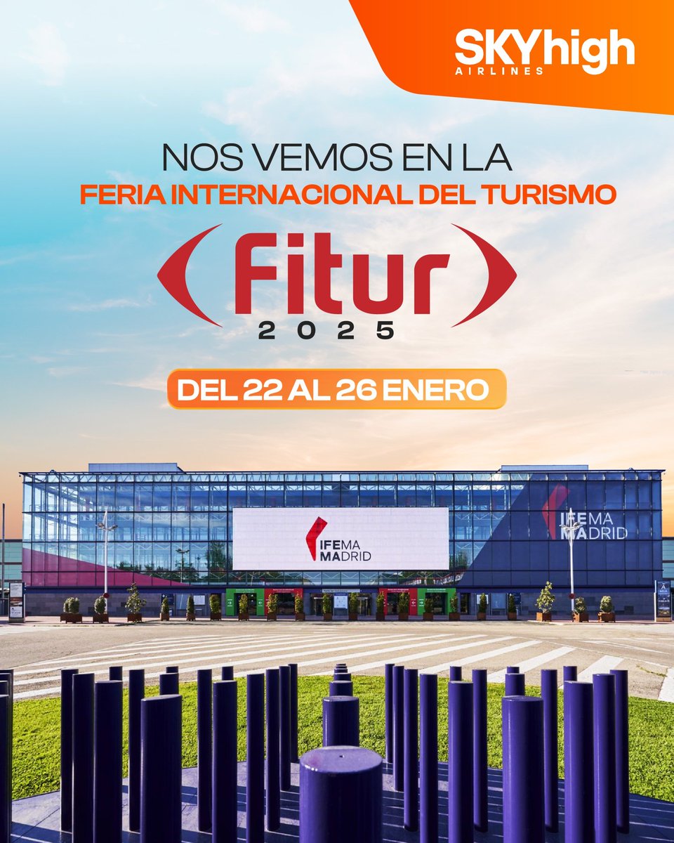 ✈️Este año, nos elevamos a nuevas alturas en FITUR🇪🇸, llevando nuestras historias, nuestra innovación, y la pasión que nos impulsa a redefinir la excelencia en cada vuelo.

Descubre el corazón detrás de nuestras alas y cómo conectamos el mundo desde RD🇩🇴.

#SKYhighFitur2025