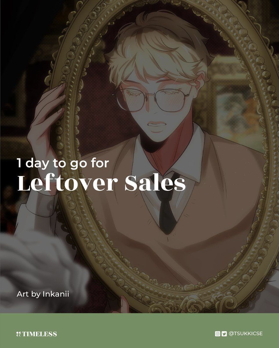 🦖 1 Day to go for Leftover Sales 🦖

Last chance before the gift shop closes~ 

🇵🇭 tsukkicse-local.company.site
🌐 tsukkicse-mail.company.site

#TsukkiCSE2024