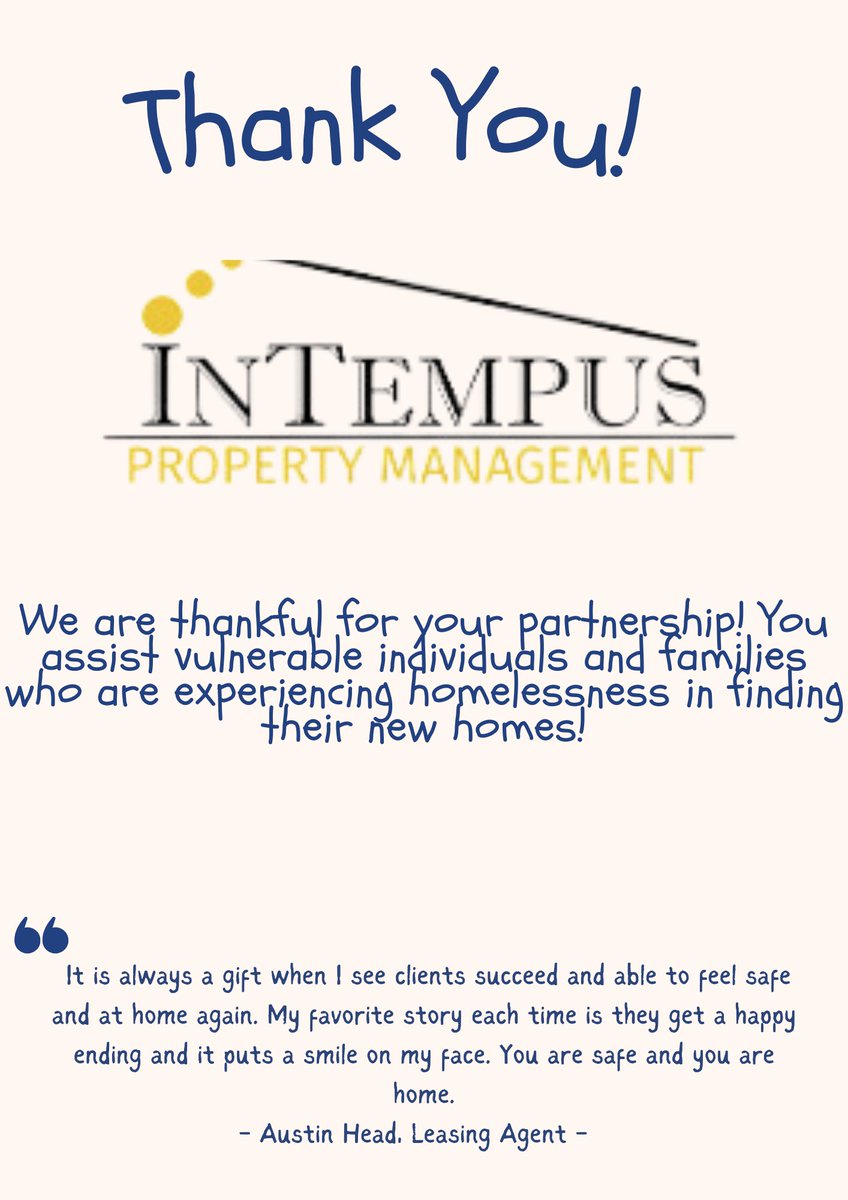 HomeNowIndy's tweet photo. Partnership Shoutout! 📢

As we continue to grow and evolve, we want to take a moment to express our sincere gratitude to our exceptional property management partner, Intempus Property Management. https://t.co/KDyarP3Hac