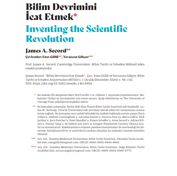 Bilim Devrimini İcat Etmek

Yazar: James A. Secord

Çeviren: Enes Güllü, Yavuzcan Gökçer

Sayfa: 95-142

bitad.medeniyet.edu.tr/documents/bita…