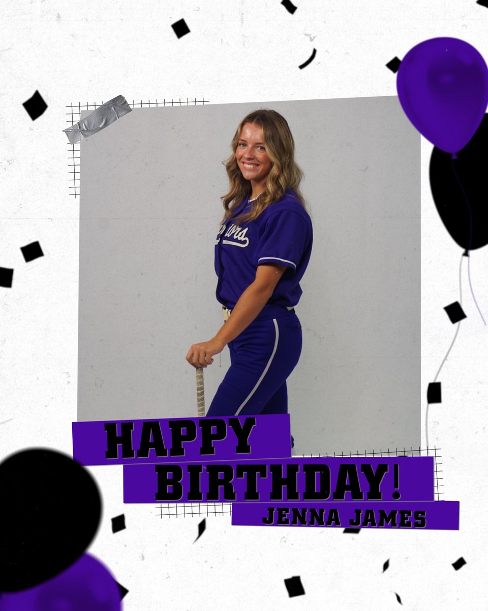 Happy Birthday to Freshman Catcher Jenna James! Enjoy your day!