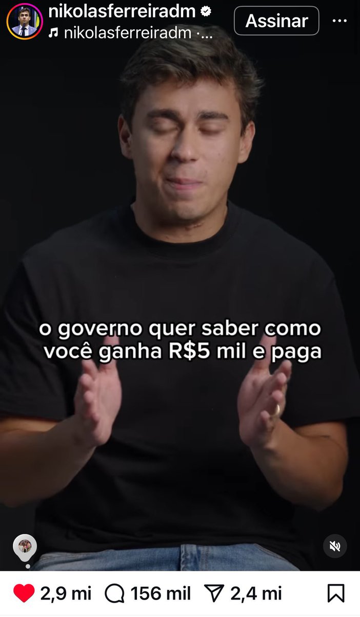 gospelmente's tweet photo. Fiz uma lista com todos os erros do vídeo do Nikolas Ferreira “O PIX ESTÁ UNINDO O POVO” que já tem mais de 100 milhões de views no Instagram: https://t.co/LFOg7BEqc1