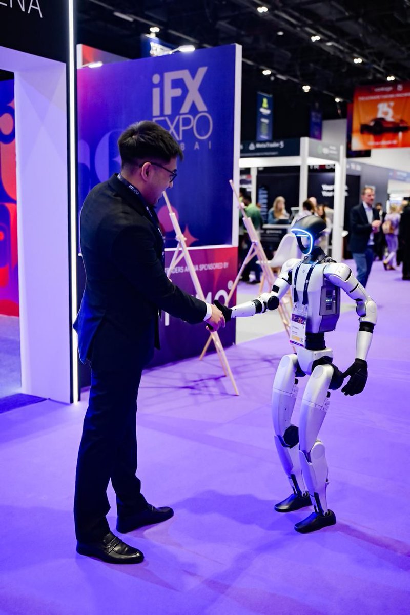 cheezeebit's tweet photo. 🤖 Did You Meet CheezeeBoss at iFX EXPO! 🚀

Our star robot wowed the crowd with innovation and charm. The future is here, and it’s CheezeeBoss!

#iFXEXPO #Robotics #Innovation

#iFXEXPODubai2025 #iFXEXPODubai #iFXEXPO #Dubai #MENA
#UAE #B2Bevent #B2C #Forex #Trading #Trader https://t.co/BJqVvylVn2
