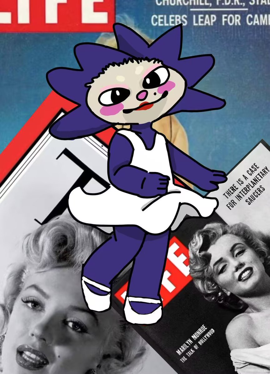 Marilyn Monroe is alive again!!
<a href="/chogstarrr/">Will melt faces, God willing.</a> <a href="/0xdaniel/"></a> @0xGrimjow 
#MonadNFT #Monad