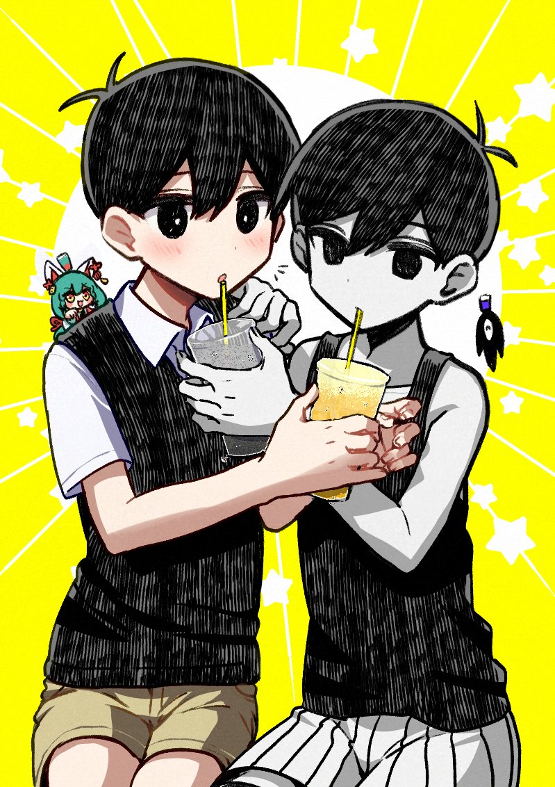 SUNNY(OMORI) 「オモサニドリンク 」|ꌩ꒤꓄ꇙ꒤のイラスト