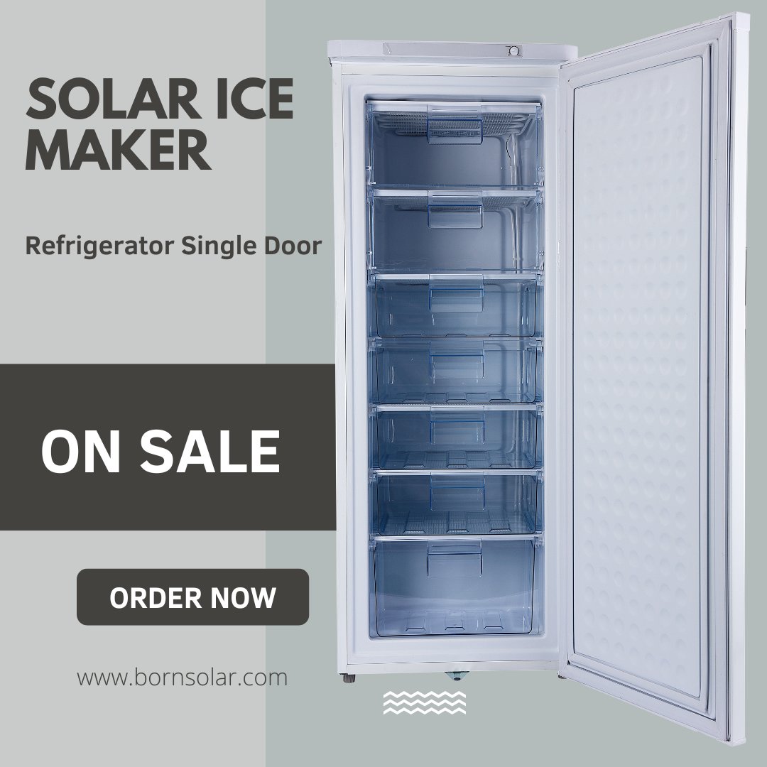 hibornsolar's tweet image. DC 12/24V Solar powered Ice Maker Freezer
Saves Energy
Great for Remote Areas
Low Cost

Email: angela@bornsolar.com

Tel/Whatsapp: +86-19557123161

bornsolar.com

#Solarfreezer #fridge #refrigerator