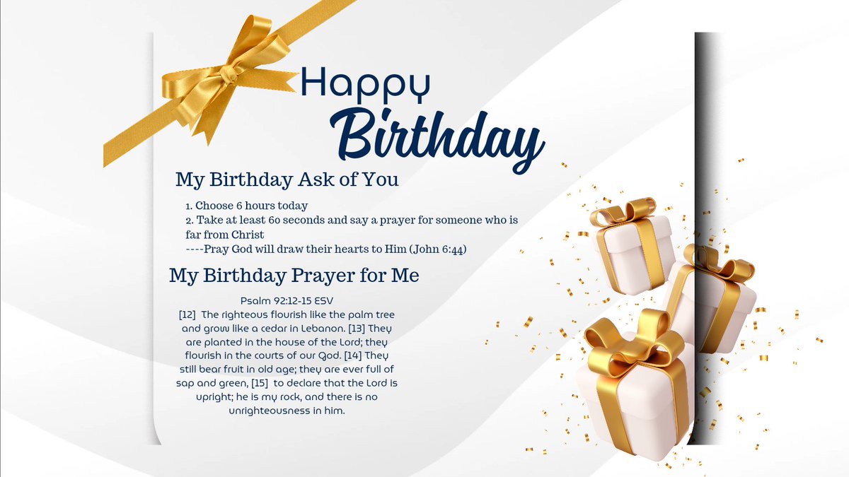 bjscorza's tweet photo. Today is my birthday. I usually don't make a fuss about it, but I am grateful. My dad died at age 46 and my son died at age 30. Today I turn 60. I am excited for what God has in store for me this year. I plan to thrive in twenty-five.

So, I am asking for a gift from you. https://t.co/vGUF8KmVpq