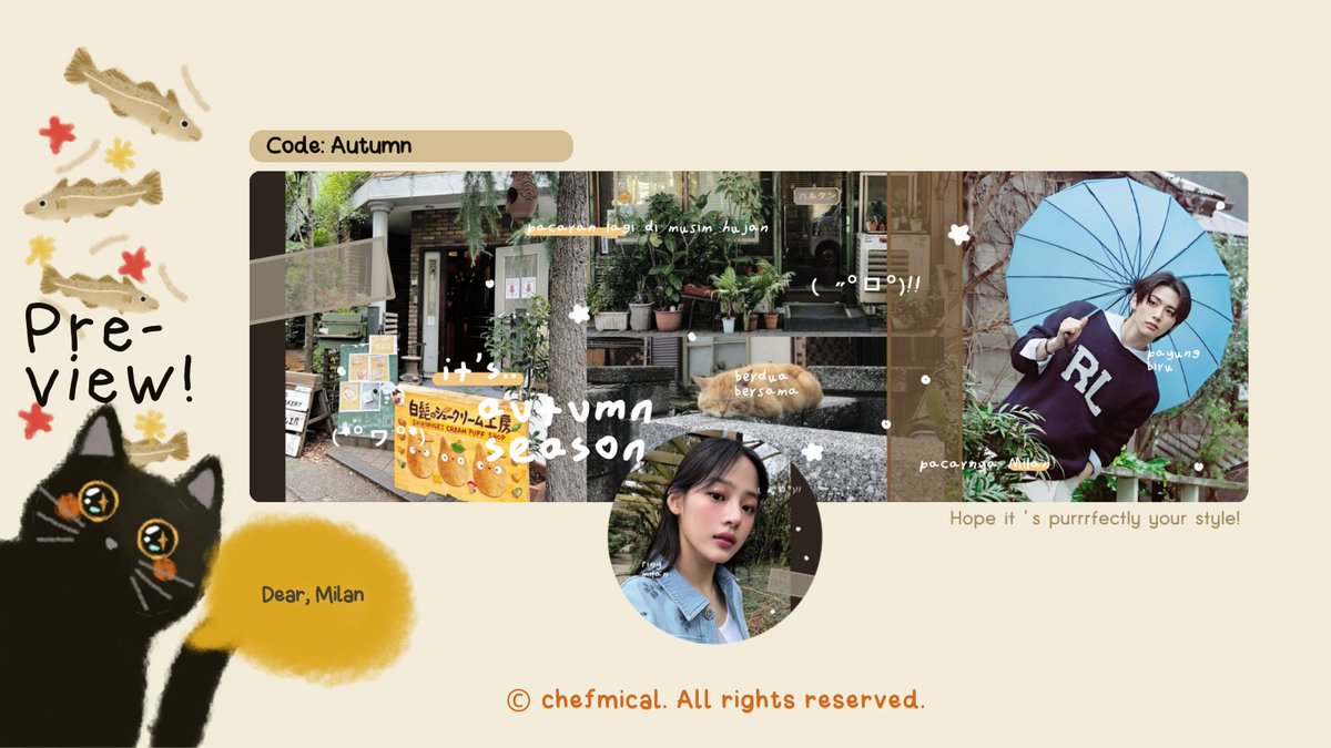 RTs are appreciated 🌟

haing pawsie, nyaca bawa anak baru yang mau dikenalin nih >_< yuk kenalan sama anak baru aku si "autumn" dan "autumn berdua!" tolong sayang sayang mereka yah teman timun >___< check tweet bawah ini untuk ikutan optipnya!

#zonauang #zonaba