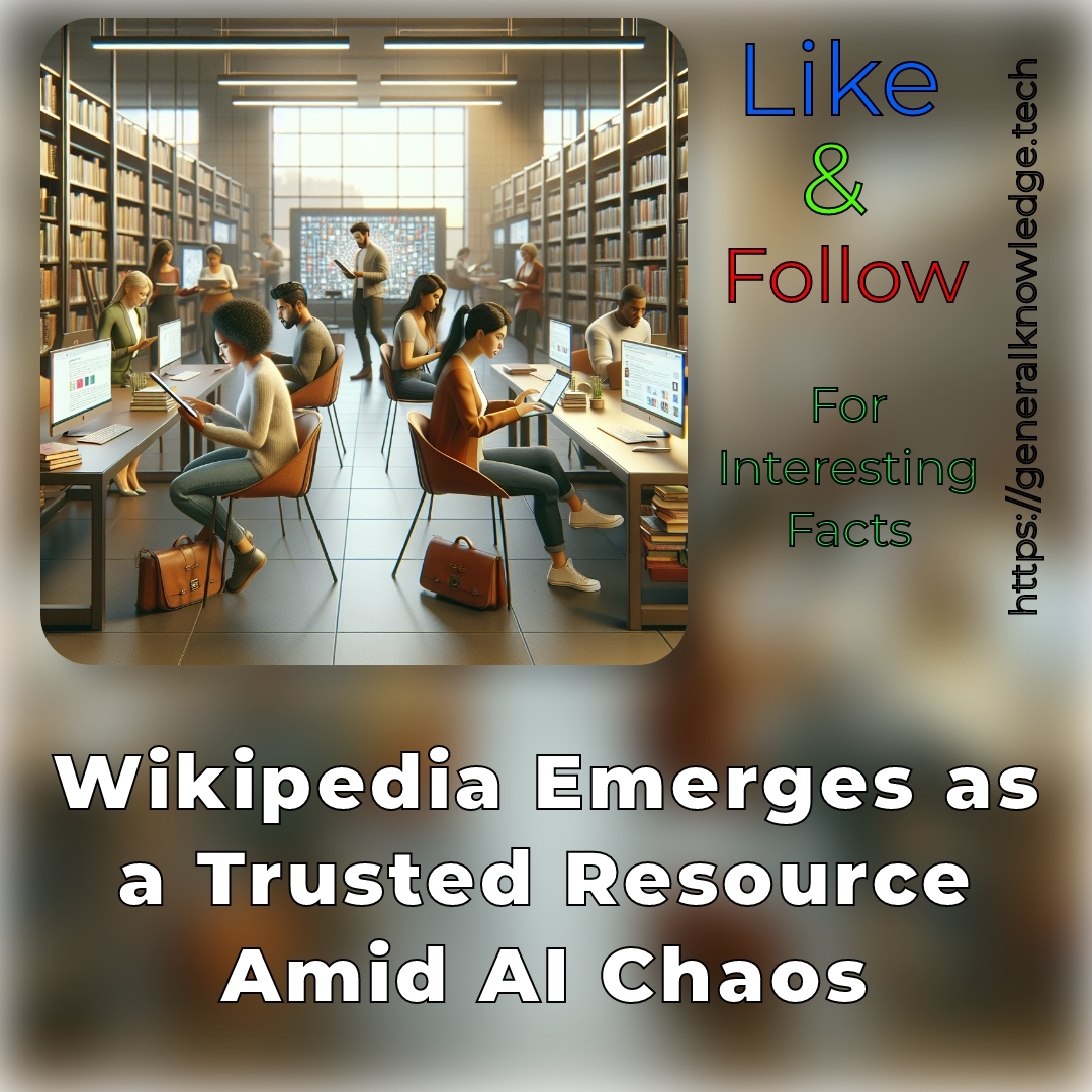 StayUpdated_247's tweet image. Wikipedia Emerges as a Trusted Resource Amid AI Chaos
generalknowledge.tech/ai/wikipedia-t…

#AIsearchtechnology #collaborativeediting #communitydrivenknowledge #digitalinformation #digitalliteracy #informationcredibility #medialiteracy #misinformation #onlineresources #Wikipediareliability