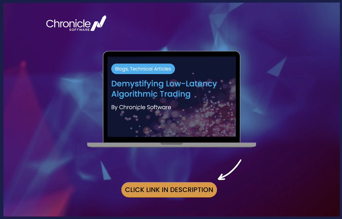 Low-latency algorithmic #trading is revolutionising financial markets, delivering unparalleled speed and efficiency. Explore #ChronicleSoftware's insights on demystifying #lowlatency algorithmic trading. Read the full article here: chronicle.software/demystifying-l…