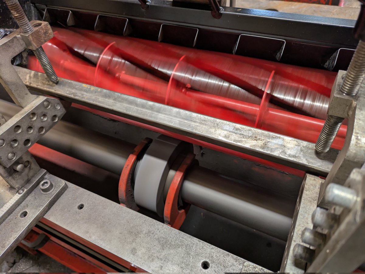 PerrottEngineer's tweet image. Allett Stirling cassette on the grinders getting ready for spring.