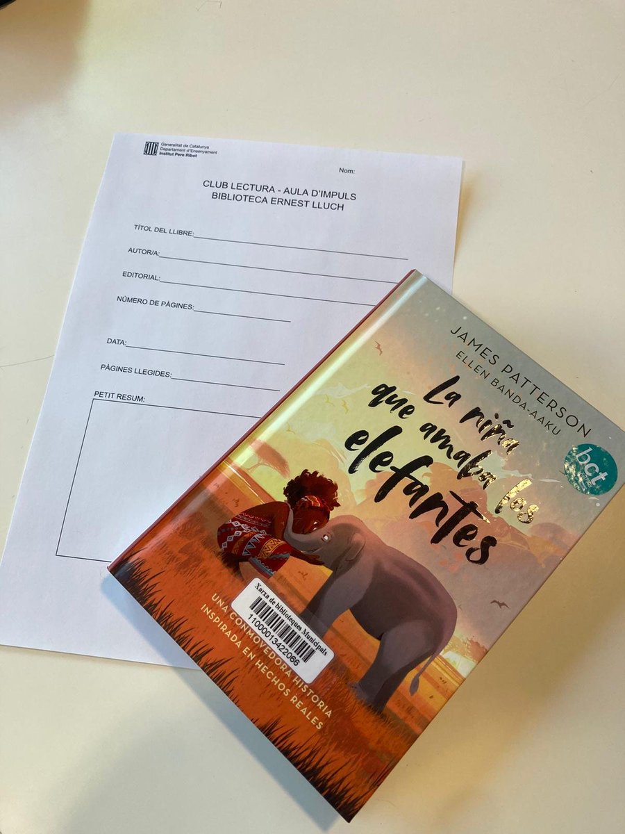 InsPereRibot's tweet photo. Avui, l’aula d’impuls i la biblioteca Ernest Lluch han engegat un nou projecte: El Club de Lectura. La Sol ens ha ajudat a escollir el primer llibre que llegirem tots junts… serà tot un èxit!
@VilassardeMar @vilassarradio @SSTTMVO @mledesm3 https://t.co/xopIrmGTjf