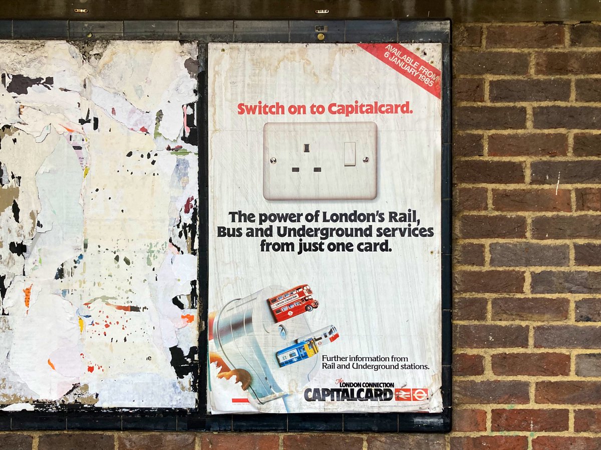 40-year old poster exposed at Leytonstone station