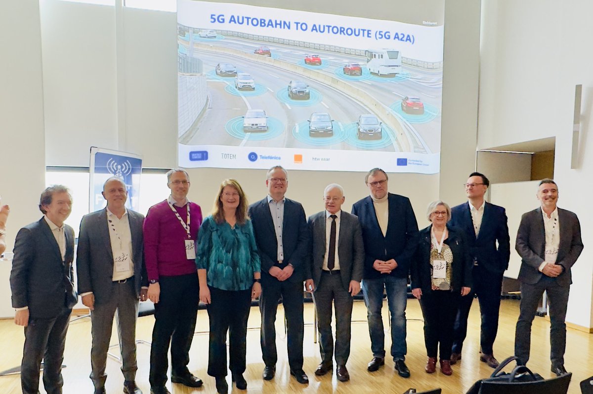 thierrymarigny's tweet photo. Orange est fière de participer au déploiement du 1er couloir 5G dernière génération entre Metz et Sarrebruck.

Ce 1er projet transfrontalier Franco-Allemand :

👉🏼permettra l'utilisation de véhicules et d'équipements connectés,

👉🏼améliorera le confort et la sécurité des usagers. https://t.co/lRl4oolc0o