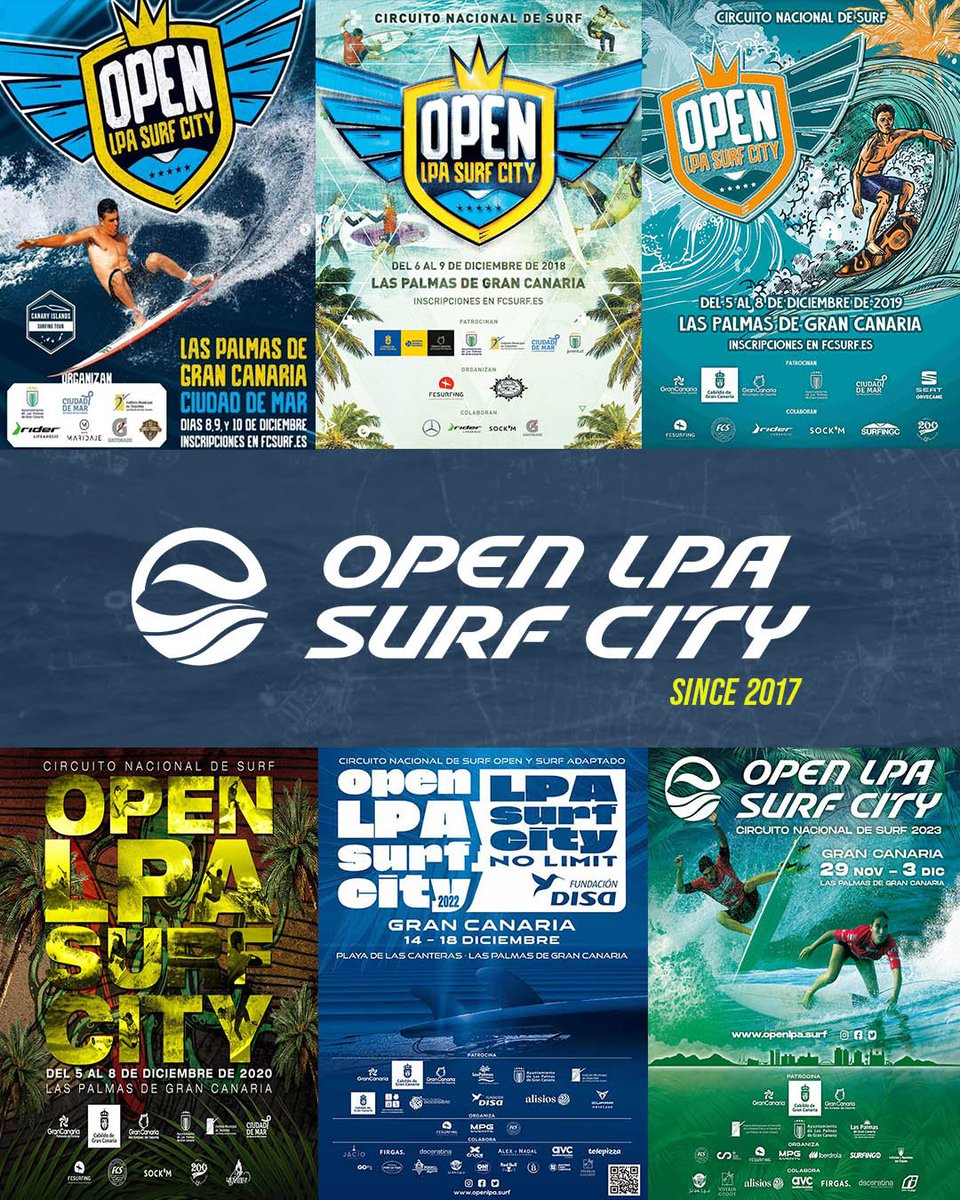 Desde 2017, el Open LPA Surf City recibe a los mejores surfistas de España en categorías masculina y femenina. Un evento catalogado como referente del surf nacional !
<a href="/GranCanariaDep/">Gran Canaria Deportes</a> <a href="/turismogc/">GranCanaria.com 🌴☀️</a> <a href="/LpaVisit/">Turismo de Las Palmas de Gran Canaria</a> <a href="/imd_lpgc/">IMD LPGC</a> <a href="/ciudaddemar/">Ciudad de Mar</a> <a href="/MPGcomunicacion/">Mediapress Global</a>