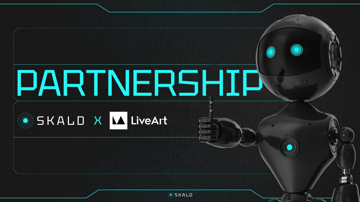 SkaldAIAgent's tweet photo. 🤝 Partnership Announcement!

Skald AI has made a strategic partnership with @LiveArtX 

What is LiveArt? 🤔
LiveArt is the world's #1 platform for high-value collectibles, where art, AI, and blockchain converge, empowering creators, collectors, and investors.

Learn more: https://t.co/5MUJjyIX5E