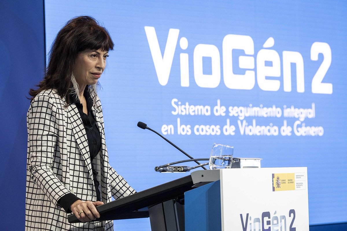 Ministerio del Interior (@interiorgob) on Twitter photo Grande-Marlaska presenta con <a href="/_anaredondo_/">Ana Redondo</a>, de <a href="/IgualdadGob/">Ministerio de Igualdad</a>, el nuevo modelo de respuesta policial a la violencia de género, que se concreta en
🔵 Sistema Viogén 2, plataforma digital con la tecnología más avanzada
🟣 Protocolo 2025, que actualiza toda la normativa desde 2018 Grande-Marlaska presenta con <a href="/_anaredondo_/">Ana Redondo</a>, de <a href="/IgualdadGob/">Ministerio de Igualdad</a>, el nuevo modelo de respuesta policial a la violencia de género, que se concreta en
🔵 Sistema Viogén 2, plataforma digital con la tecnología más avanzada
🟣 Protocolo 2025, que actualiza toda la normativa desde 2018