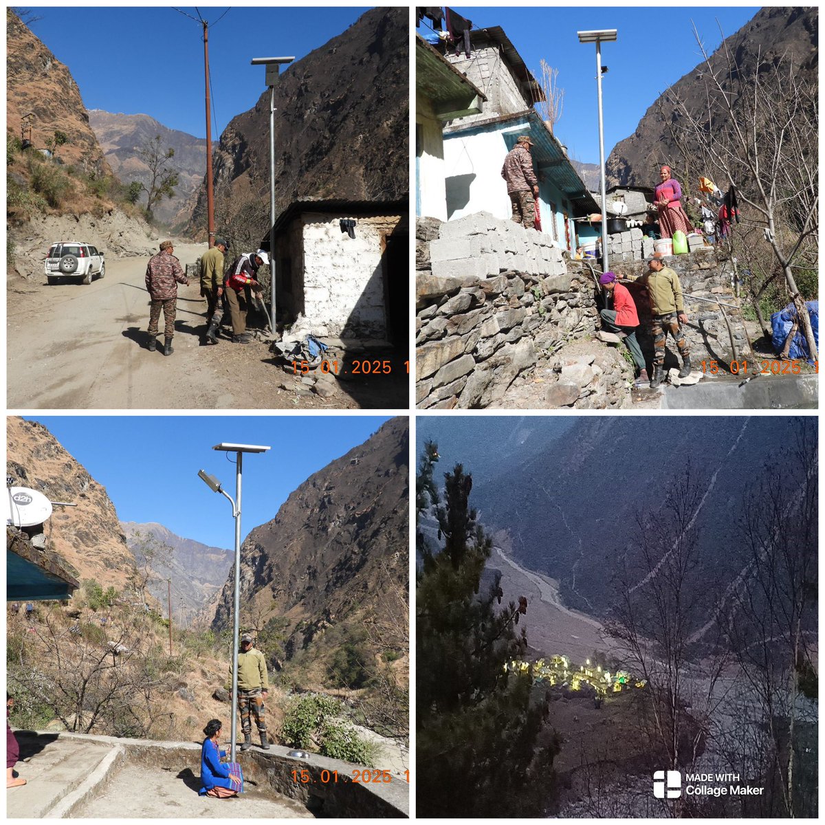 UBArea_IA's tweet photo. #IndianArmy
#Panchshul Bde
TOWARDS A CLEANER & GREENER EARTH!
A total of 48 Solar Street Lights were installed on 15 Jan 2025 at #Sobala village, #Pithoragarh under #OpSadhbhavana
#GreenEnergy
@adgpi
@Suryacommand
@ProDefLko https://t.co/SylXb1VSa1