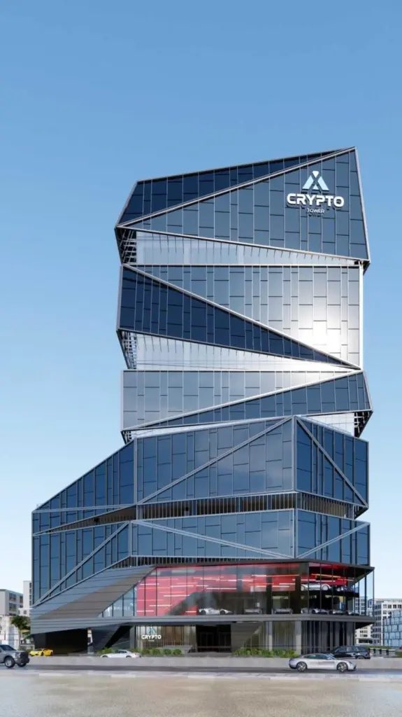 LeCryptoDaily's tweet photo. 🔴 Dubaï lance la construction de la Crypto Tower, un gratte-ciel de 17 étages dédié à la blockchain et à la crypto

👉 Prévue pour 2027, cette tour de 17 étages est conçue pour être un hub pour la communauté de développement blockchain et crypto en pleine expansion. 

👉 Elle offrira 9 étages aux startups et entreprises établies dans le domaine de la crypto, 3 étages aux incubateurs blockchain et aux investisseurs, plus un étage complet dédié à l’innovation en IA.