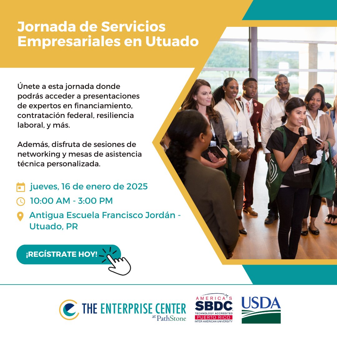 Rural Development PR (@rd_puertorico) on Twitter photo Para asistir a la Jornada de Servicios mañana favor registrarse hoy.
<a href="/RURALgov/">Rural Partners Network</a> <a href="/RD_PuertoRico/">Rural Development PR</a> Para asistir a la Jornada de Servicios mañana favor registrarse hoy.
<a href="/RURALgov/">Rural Partners Network</a> <a href="/RD_PuertoRico/">Rural Development PR</a>