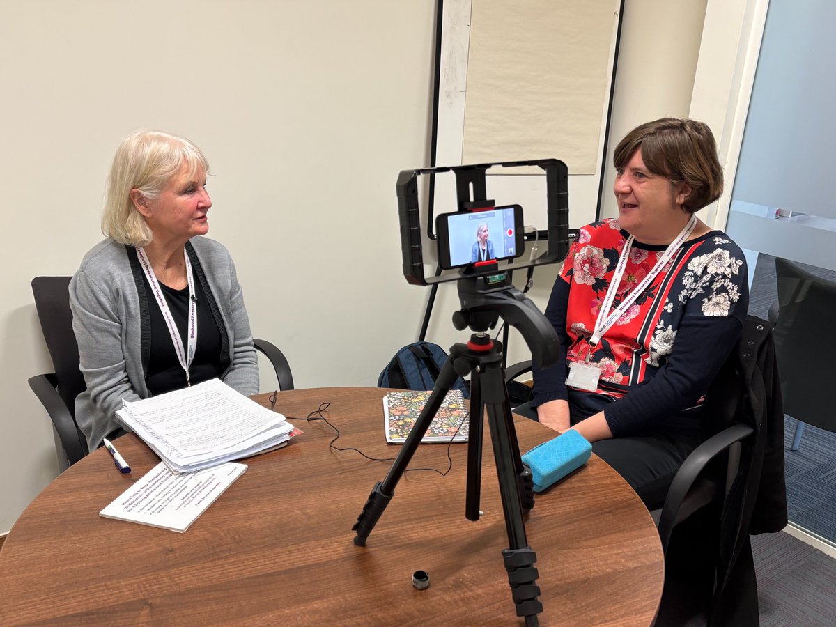 Blackpool Researching Together (@blackpoolhdrc) on Twitter photo Co-researchers Sandra and Sharon are busy filming their feedback on being part of the Cosy Homes in Lancashire evaluation team with <a href="/NIHR_PHIRST/">NIHR_PHIRST</a>
This will be shared at the <a href="/NIHR_ARC_NENC/">NIHR ARC North East and North Cumbria</a> 'co-producing evaluations and mobilising knowledge with local authorities' event next week! Co-researchers Sandra and Sharon are busy filming their feedback on being part of the Cosy Homes in Lancashire evaluation team with <a href="/NIHR_PHIRST/">NIHR_PHIRST</a>
This will be shared at the <a href="/NIHR_ARC_NENC/">NIHR ARC North East and North Cumbria</a> 'co-producing evaluations and mobilising knowledge with local authorities' event next week!
