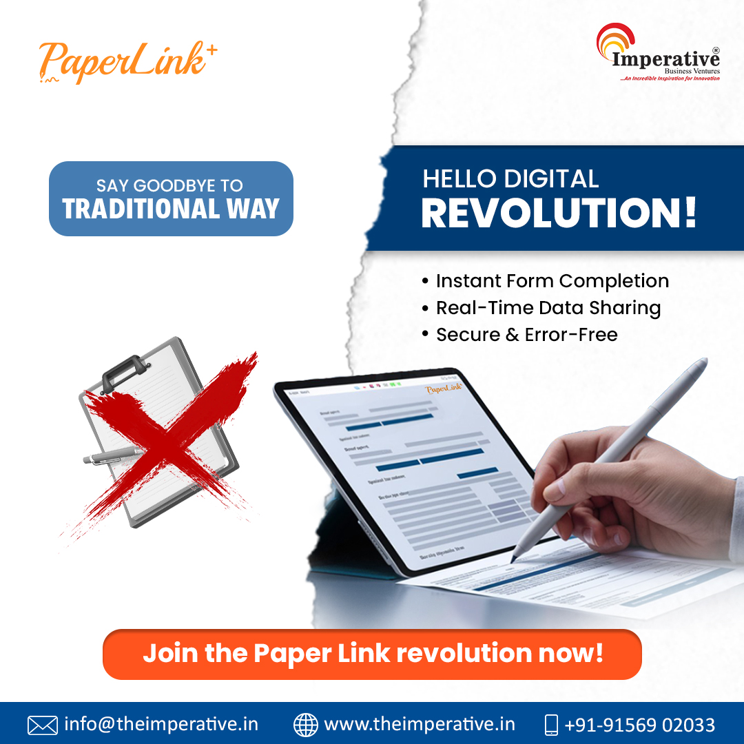 Imperative024's tweet image. "Streamline. Share. Succeed."
The future is paperless! 🌟 With PaperLink+, enjoy instant form completion, real-time data sharing, and a secure, error-free experience. Simplify your processes and boost productivity today! 💼🔐
#PaperLinkPlus #DigitalSolutions #ErrorFreeTech