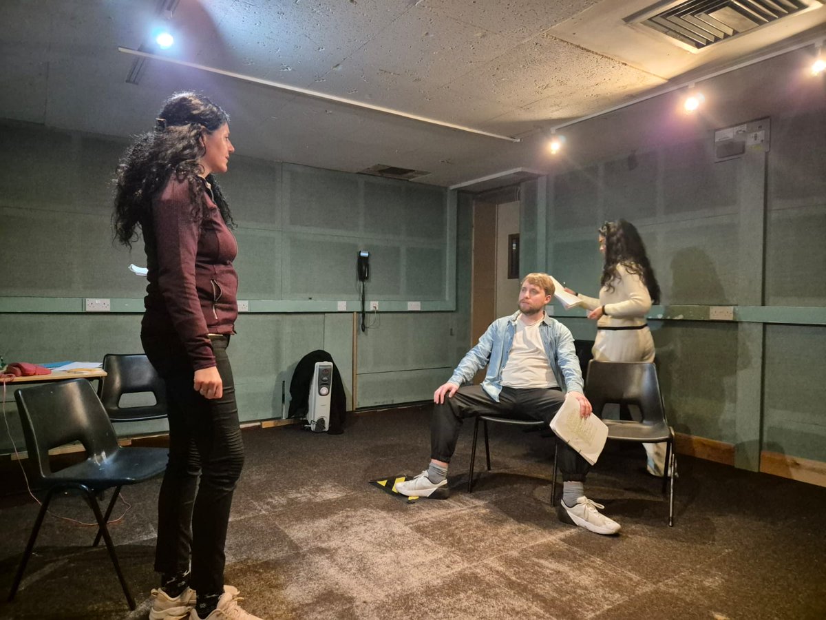 Rehearsal stills for <a href="/Exitwho/">Exit who</a> at <a href="/cockpittheatre/">The Cockpit</a> by <a href="/LariusProds/">Larius Productions</a>