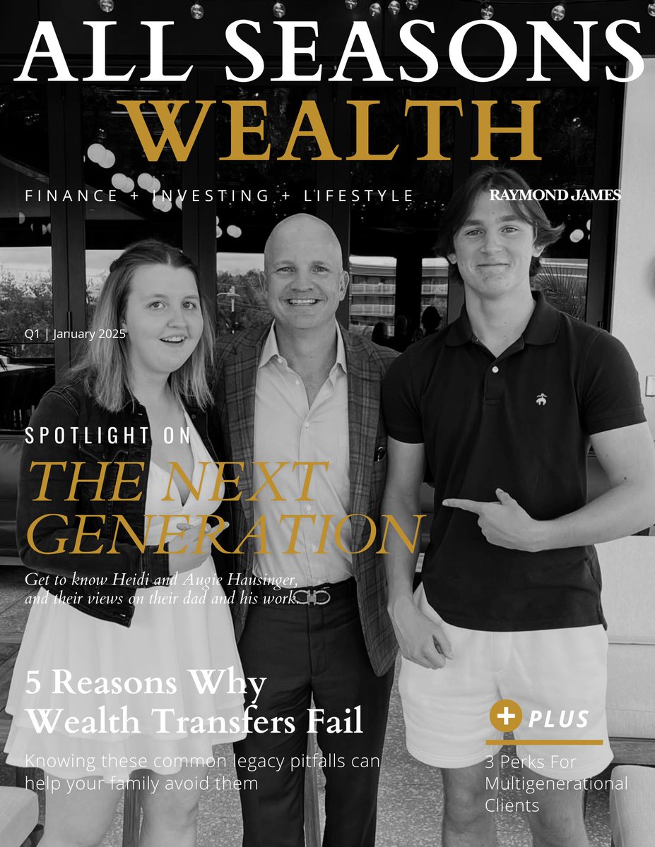 Our first newsletter of the year is here!

This quarter, we really wanted to focus on the next generation and leaving a legacy that lasts. We hope you enjoy it!

Click the link below to read: raymondjamesconnect.com/tkM-D3