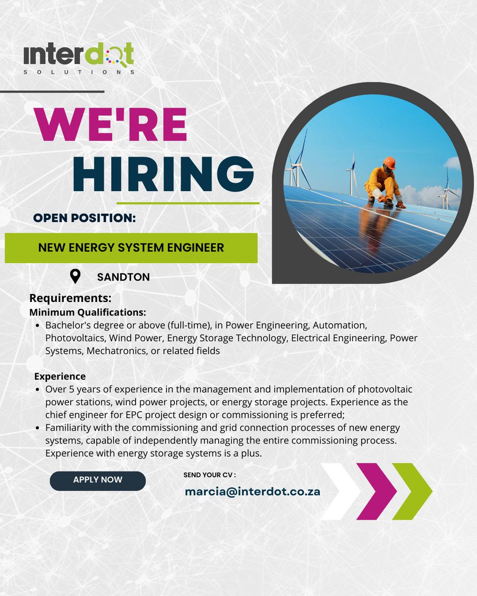 Interdot_'s tweet photo. 🚀 Ready to kickstart your career in the New Year? We've got exciting job opportunities waiting for you! Apply now or share with family and friends who are looking for their next big opportunity. Let's make 2025 your year of success! 💼✨ https://t.co/ophcUgmImd