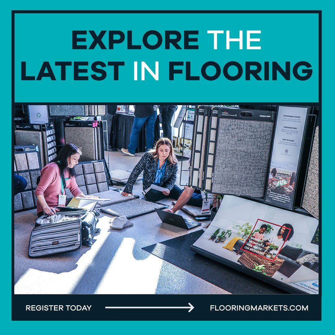 Explore the latest in flooring at the Gulf Coast Flooring Market this February! Register now and join us in Biloxi >> ow.ly/feNr50UETp9

#GCFlooringMarket #FlooringShowcase
