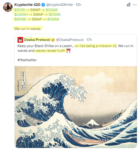 Dinarian888's tweet photo. 🚀 Will #Devcon2025 Launch $OSAK into $SHIB Status? I’m calling it— @OsakaProtocol  could really be the next $SHIB sending thousands into crypto millionaire status! 

Here’s why: 👇

🔑 Key Takeaways:

🌐 Decentralization reborn
💧 Same liquidity added as $SHIB
📜 Same contract and supply model as #SHIB
🎁 Airdrop for SHIB missors
🔥 50% of $OSAK & LP sent to @RyoshiResearch (SHIB Deployer Wallet Verified see below screenshot)

DYOR and see for yourself—big things are on the horizon! 🌌💰 #Crypto #OSAK