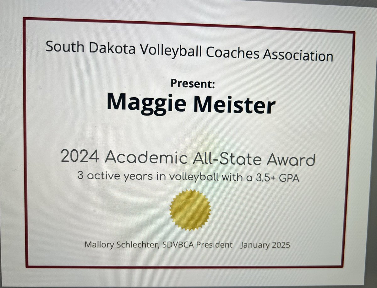 HHStigerVball's tweet photo. Seniors are recognized for their academic excellence and our two HHS Volleyball seniors this year set the example of what it is to set goal and work hard to achieve them both on the court and in the classroom!! So proud of you ladies @kmleach23 @MaggieMeister8 https://t.co/q2nP5zo8kS