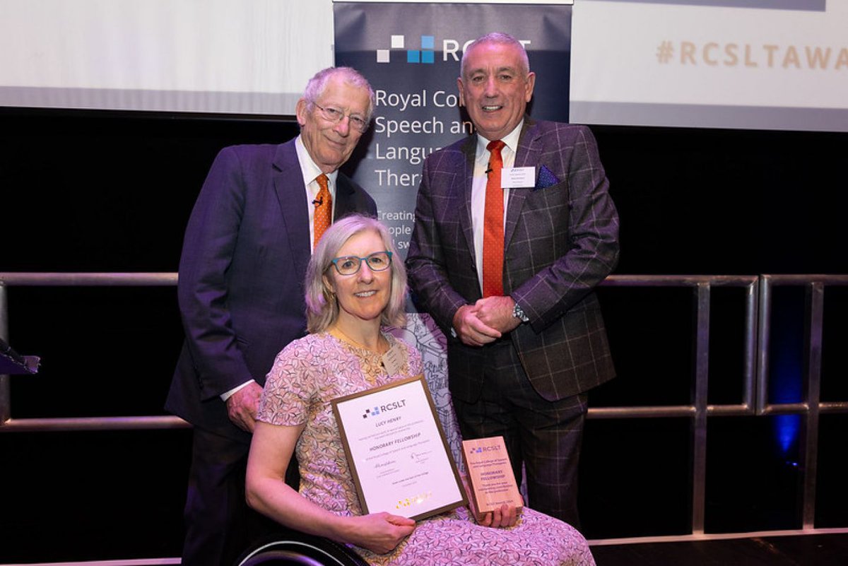 CityUniHealth's tweet image. 🏆 Many congratulations to City St George’s academic Professor @ProfLHenry and alumni Martina Curtin and Leigh Andrews, who were recognised for their contributions to the field of speech and language therapy at the RCSLT Awards 2024.
Read more: ow.ly/ECYj50UGOpk