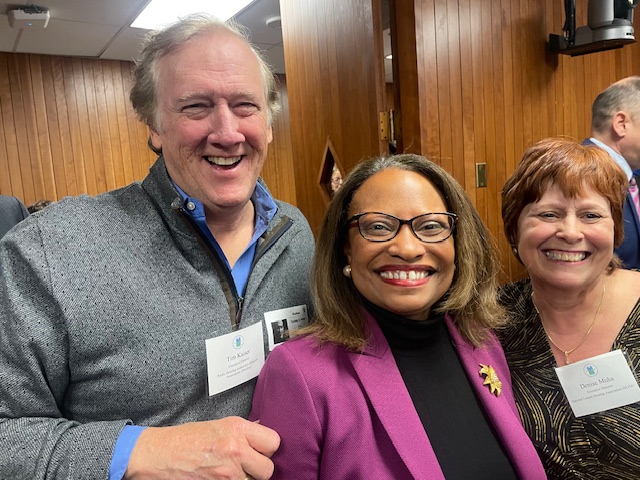 PHADA_USA's tweet photo. PHADA’s ED Tim Kaiser with outgoing @ActSecTodman &amp; Denise Muha at @HUDgov celebration event last evening. The Association appreciates the outgoing Sec’s leadership over the last 4 years. https://t.co/fSGEPHDZaO