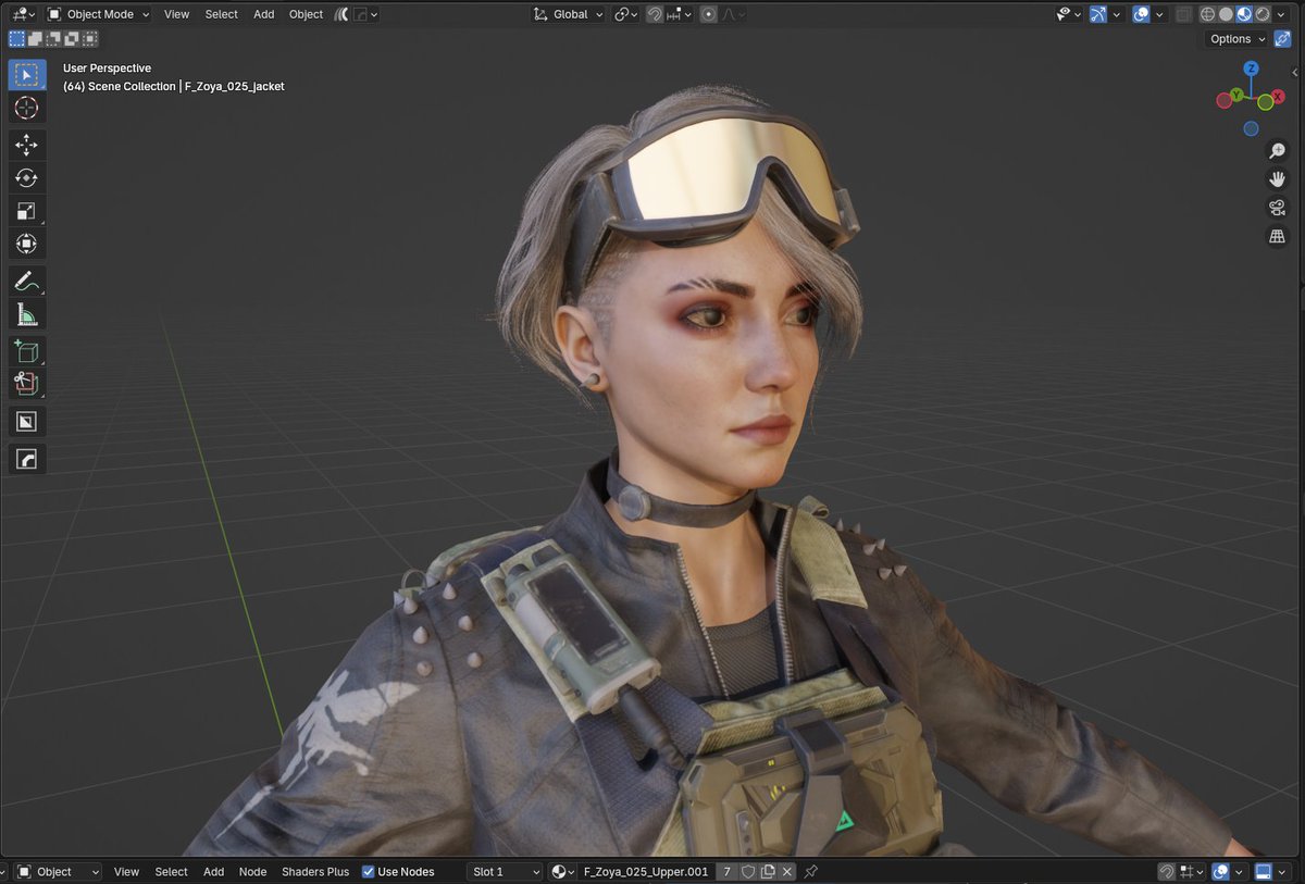While waiting for solo mode in operations in delta force finally had time to finish with ripping Toxik(Zoya) model. Expect some artwork with her in the near future. 👀