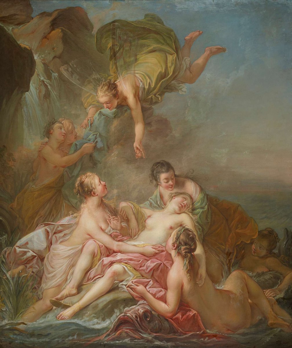 #AuctionUpdate Jean-Baptiste-Henri Deshays' 'Psyche Abandoned by Cupid' proves popular in today's auction of The Bernard Kelly Collection to achieve £67,700 incl premium.  

lyonandturnbull.com/auctions/berna…