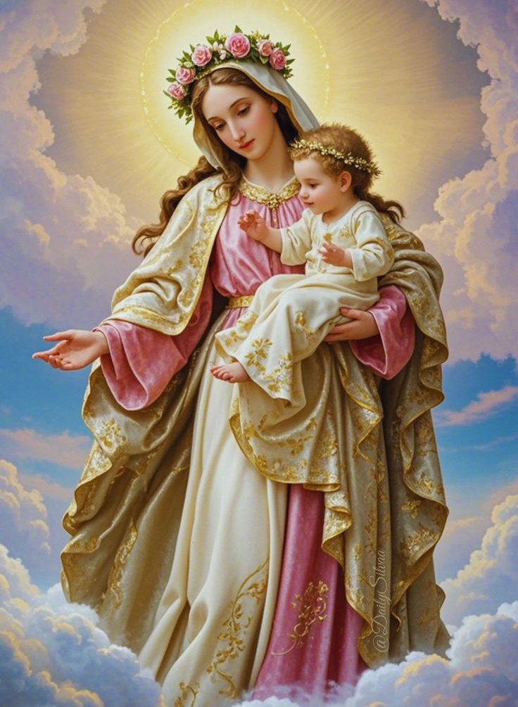 Whoever trusts in Mary will never feel disappointed.