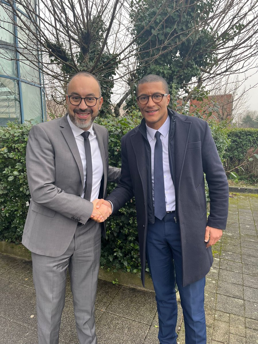 Riche échange avec <a href="/karim_bouamrane/">Karim Bouamrane</a>, Maire de St-Ouen et président du conseil de surveillance de la Société des Grands Projets

L'occasion d'évoquer les projets d'avenir du territoire : Agoralim, le BHNS, projet du quartier Gare, la future ligne 19