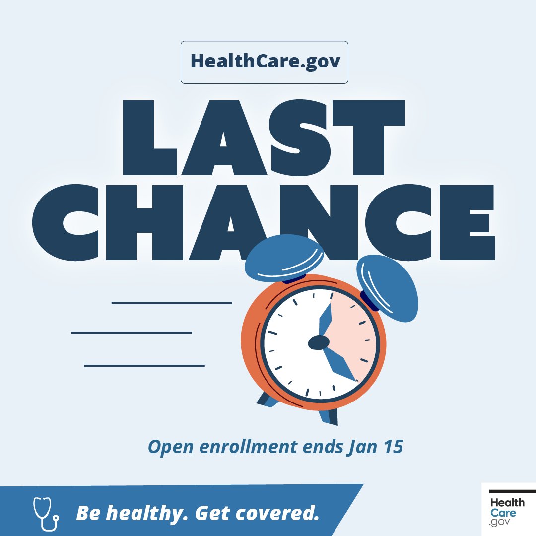 AAPCHOtweets's tweet image. Today is the LAST DAY to enroll in a 2025 HealthCare.gov plan! #GetCovered for essential health benefits, including preventive services and prescriptions. Enroll now at: healthcare.gov/getcoverage! #MarketplaceOE