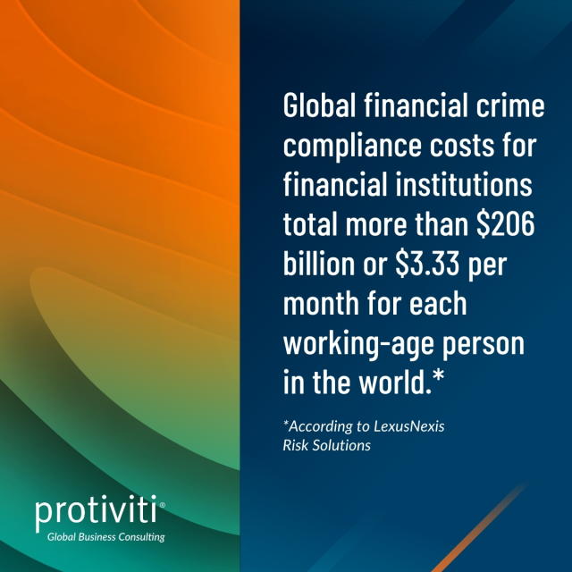 WalterKop's tweet photo. Protiviti's FAQ Guide on the Use of AI for Financial Crime Compliance is an up-to-date resource that answers AI and FCC questions and helps business leaders navigate through an ever-changing regulatory landscape. Read it now! https://t.co/OjAetg5YLm https://t.co/0v8BG6Dyyw
