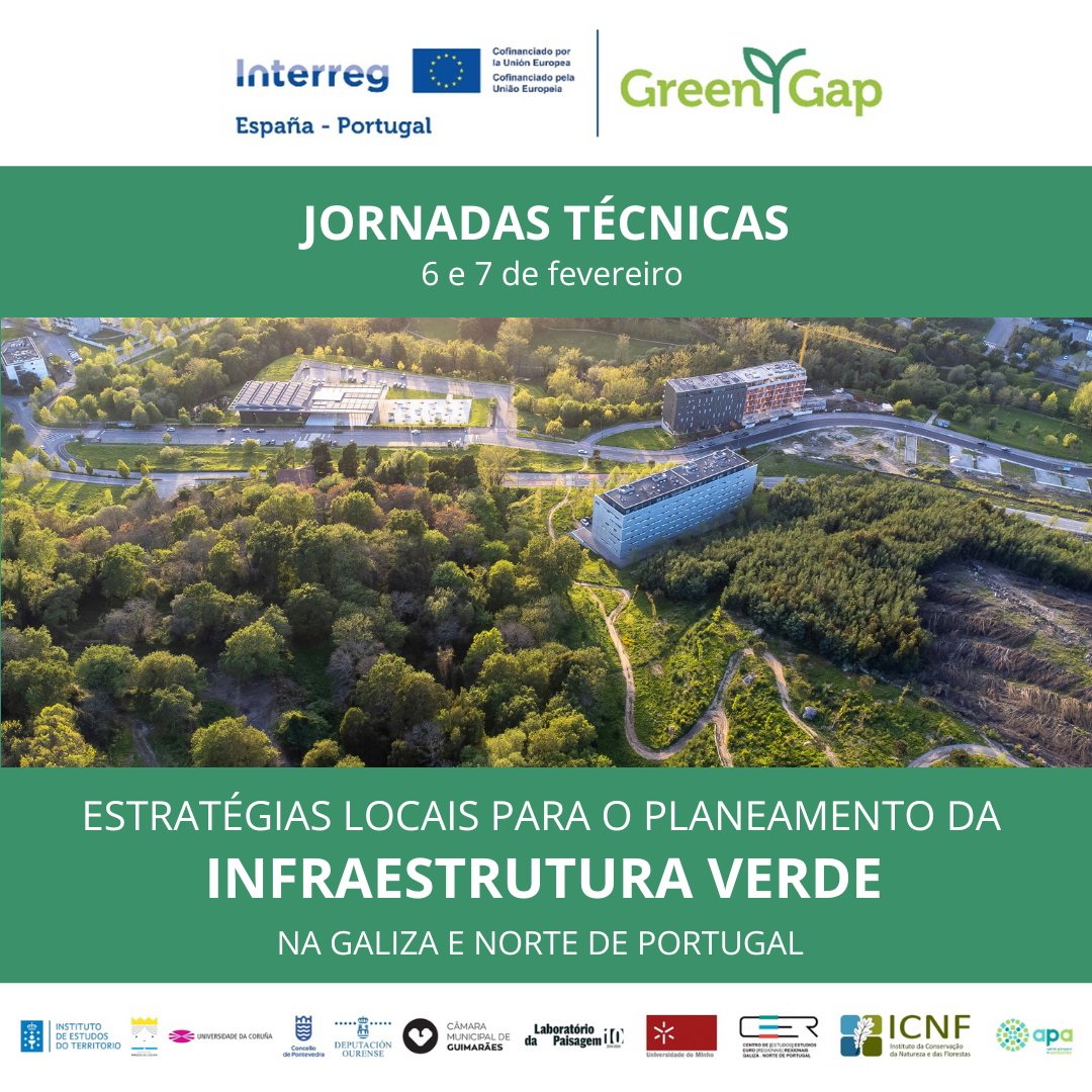labpaisagem's tweet photo. 🌿 𝐉𝐨𝐫𝐧𝐚𝐝𝐚𝐬 𝐓𝐞́𝐜𝐧𝐢𝐜𝐚𝐬 𝐧𝐨 𝐋𝐚𝐛𝐨𝐫𝐚𝐭𝐨́𝐫𝐢𝐨 𝐝𝐚 𝐏𝐚𝐢𝐬𝐚𝐠𝐞𝐦

📅 6 e 7 de fevereiro
📍 Laboratório da Paisagem

Em foco a Infraestrutura Verde no âmbito do projeto GreenGap, que une 11 parceiros de Portugal e Espanha.

🔗 https://t.co/w80agZvN5p https://t.co/RqX9MaAODU