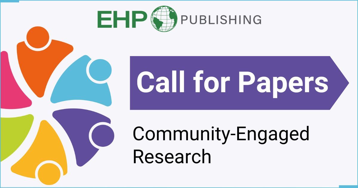 EHPonline's tweet photo. 👥Calling all community-engaged researchers! EHP Publishing invites you to submit your work to EHP and @JHP_online in celebration of a landmark year for community engagement supported through the @NIEHS EHS Core Centers program ➡️ https://t.co/b3kJxBGLrn #NIEHS_EHSCC @SRP_NIEHS https://t.co/XrUqZuLSa8